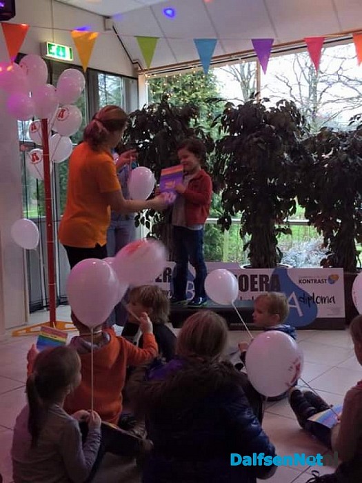 Feest bij de zwemschool