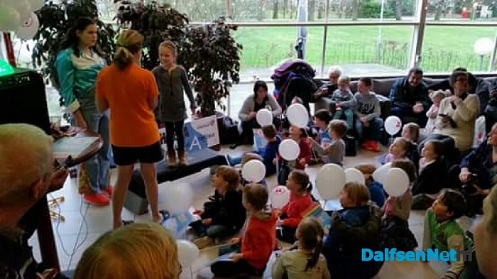 Feest bij de zwemschool
