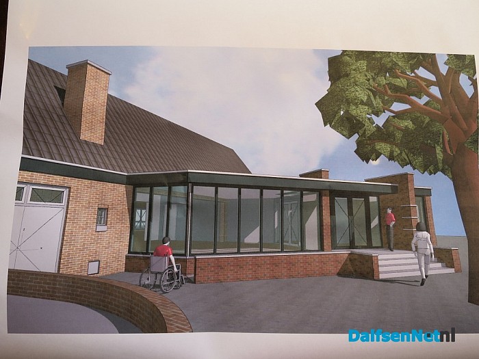 Start bouw Anjerpunt in Hoonhorst bij zaal Kappers - Foto: Wim