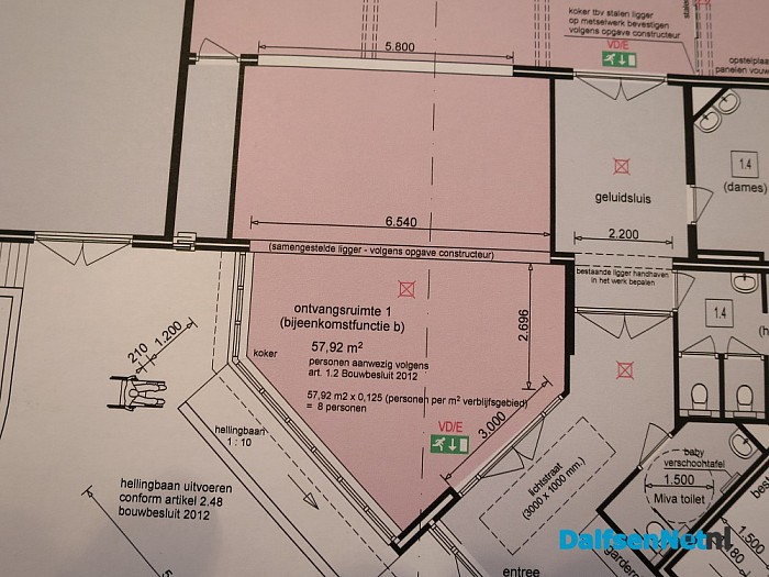 Start bouw Anjerpunt in Hoonhorst bij zaal Kappers - Foto: Wim