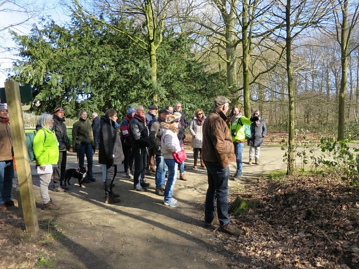 IVN wandeling op de Horte 30 deelnemers - Foto: Wim