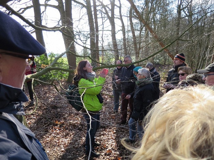 IVN wandeling op de Horte 30 deelnemers - Foto: Wim