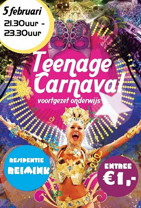 Teenage Carnaval in Lemelerveld - Foto: Eigen geleverde foto