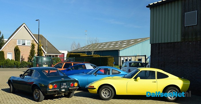 Opel GT Club Nederland te gast bij Achterasrevisie.nl - Foto: Johan Bokma
