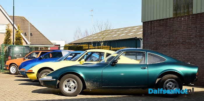 Opel GT Club Nederland te gast bij Achterasrevisie.nl - Foto: Johan Bokma