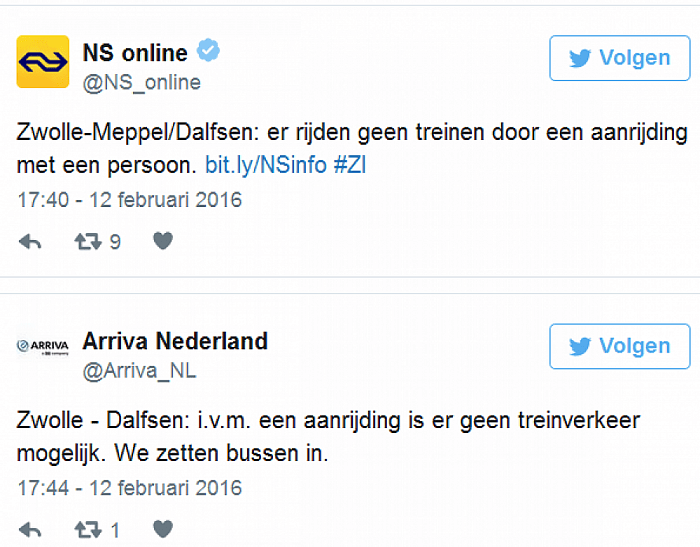 De treinen rijden weer
