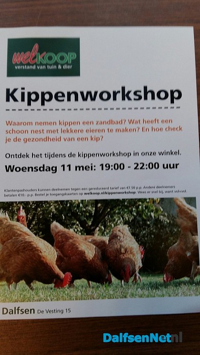 Zelf kippen houden is een eitje