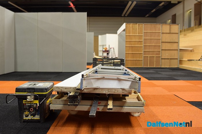 Update opbouw Damito in de Trefkoele+ - Foto: Johan Bokma