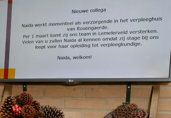 Informatiescherm voor Het Anker - Foto: Eigen geleverde foto