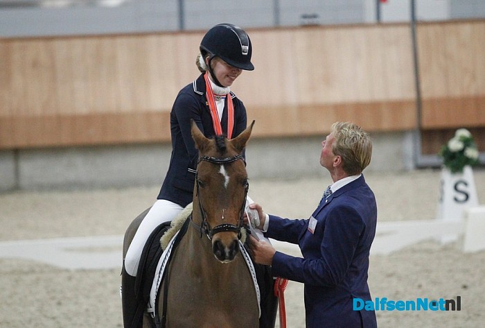 Ilse Volkerink en Wise Guy Brons op het NK dressuur
