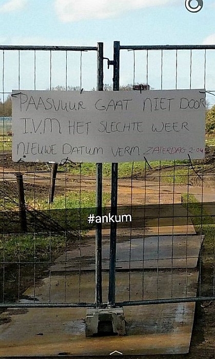 Paasvuur Ankum: een andere keer - Foto: Eigen geleverde foto