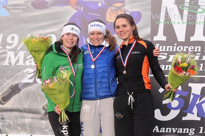 Laatste juniorengoud Loes Adegeest - Foto: Eigen geleverde foto