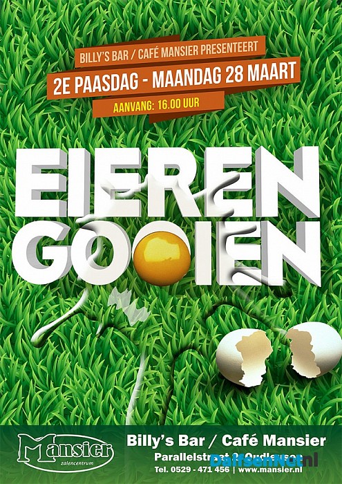 Eieren gooien bij Mansier