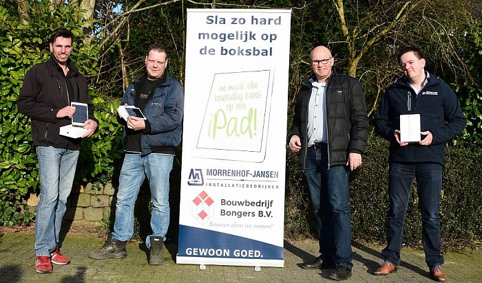 Wie sloeg het hardst voor een Ipad-mini - Foto: Johan Bokma