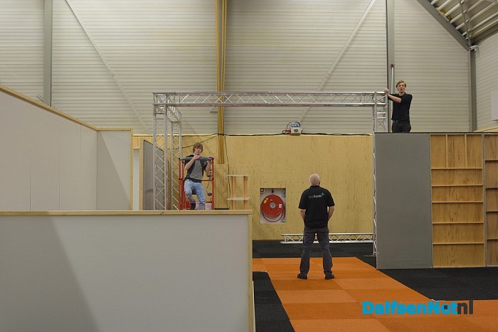 Update opbouw Damito Trefkoele + - Foto: Johan Bokma