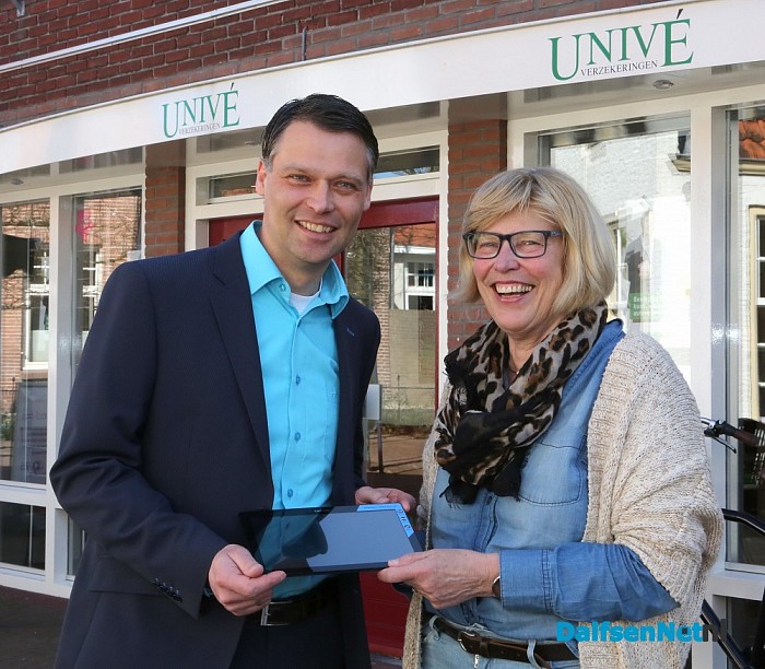 Univé Dalfsen geeft gratis tablet weg