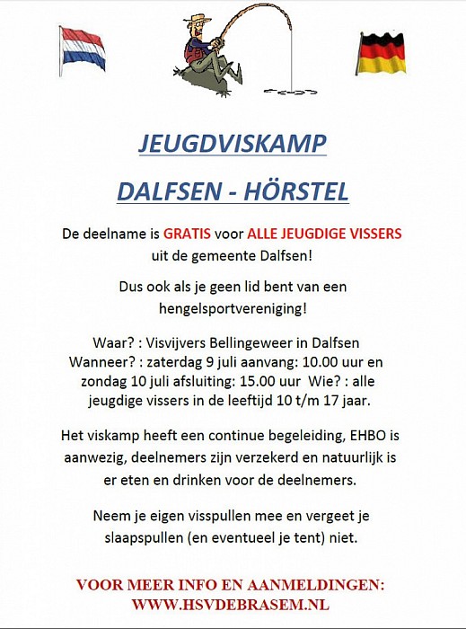 Jeugdviskamp HSV De Brasem met ASV Bevergern - Foto: Eigen geleverde foto