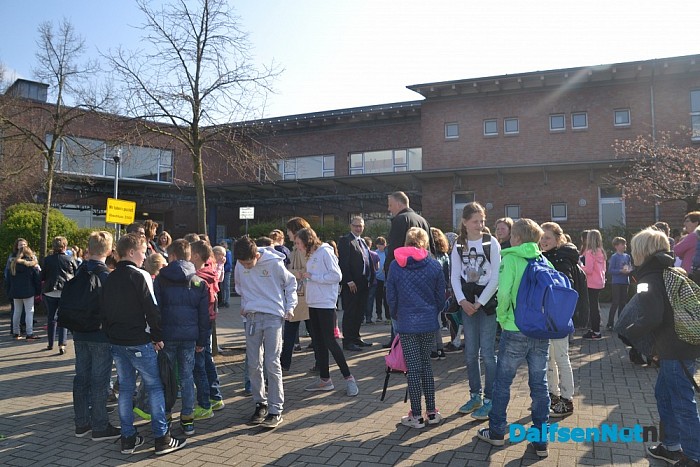 Dalfser kinderen op bezoek bij hun Duitse maatjes