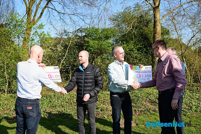 Mooi eindresultaat van de compostactie - Foto: Johan Bokma