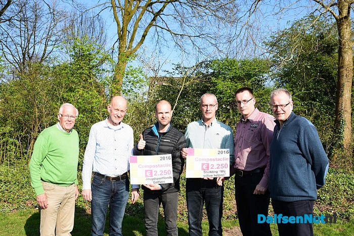 Mooi eindresultaat van de compostactie - Foto: Johan Bokma