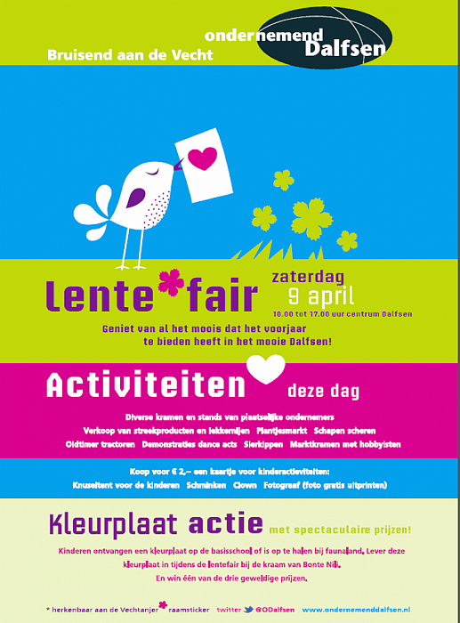 Kom op: Vandaag Lentefair in Dalfsen