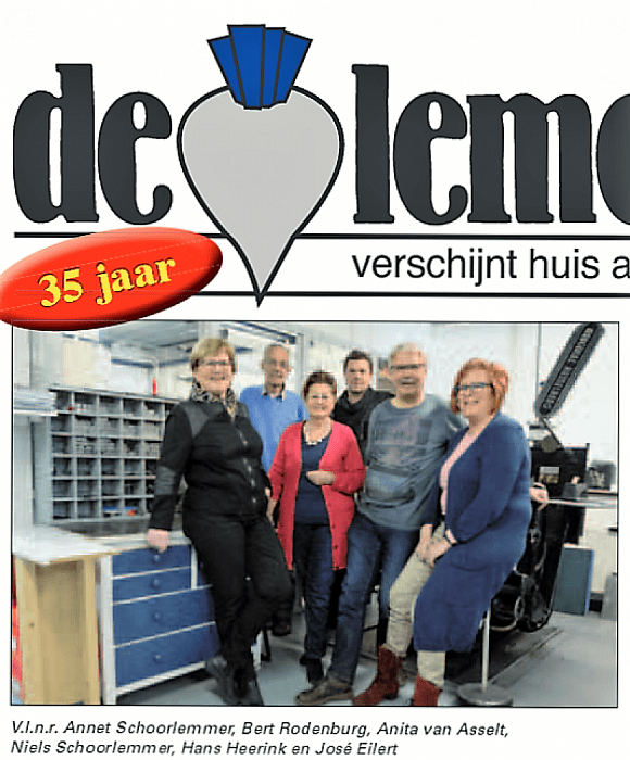 Weekkrant De Lemelervelder: 35 jaar! - Foto: Eigen geleverde foto