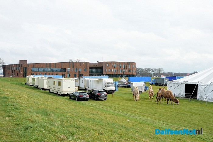 Circus Alberti aangekomen in Dalfsen - Foto: Johan Bokma