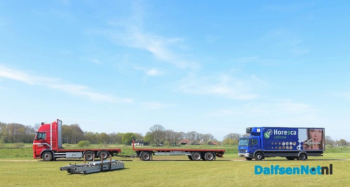 Voorbereidingen Oranjefeesten Dalfsen in volle gang - Foto: Johan Bokma