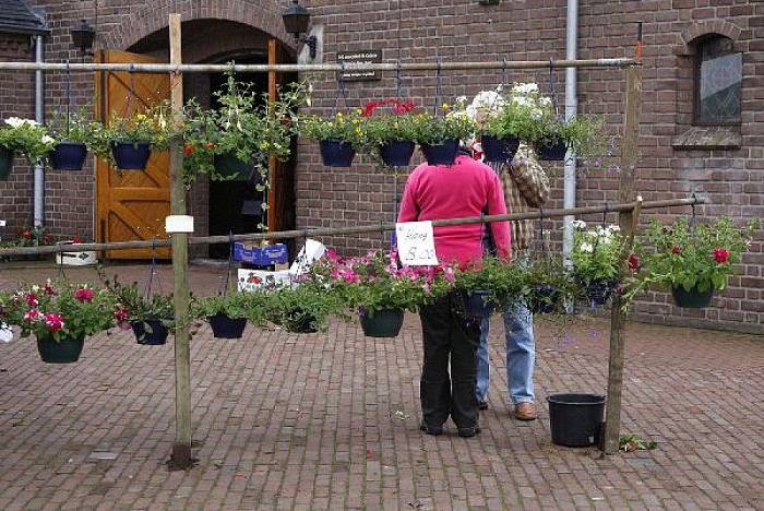 Verkoop bloemen en perkplanten tbv koor - Foto: Eigen geleverde foto
