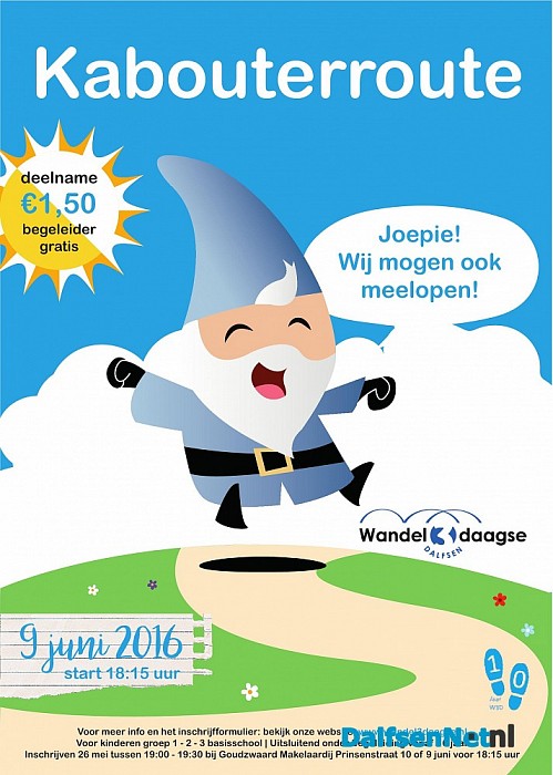 10 keer wandel3daagse door stichting