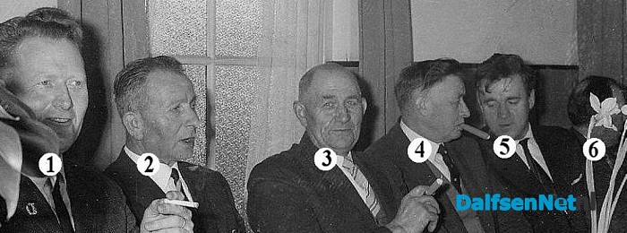 Namen gezocht groepsfoto Rabobank 1966 - Foto: Historische Kring Dalfsen