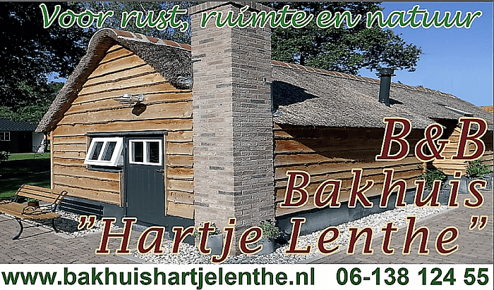Welkom bij Bakhuis Hartje Lenthe - Foto: Eigen geleverde foto