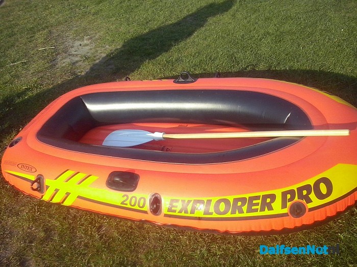 Gevonden een opblaas boot