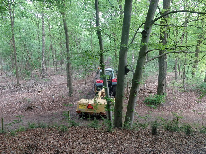 De paden worden hersteld - Foto: Eigen geleverde foto