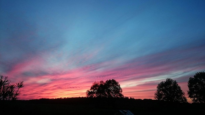 Een mooie zonsondergang - Foto: Eigen geleverde foto