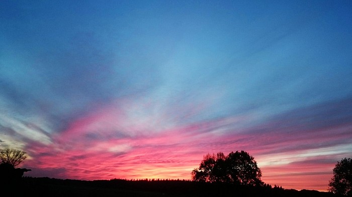 Een mooie zonsondergang - Foto: Eigen geleverde foto