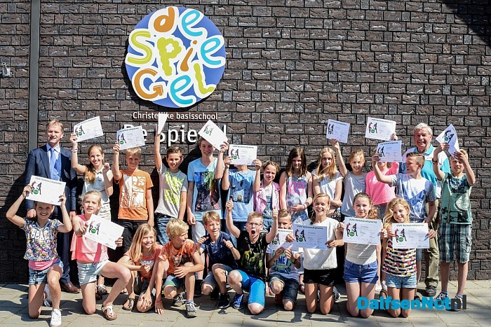 School verkeersdiploma uitreikingen - Foto: Johan Bokma