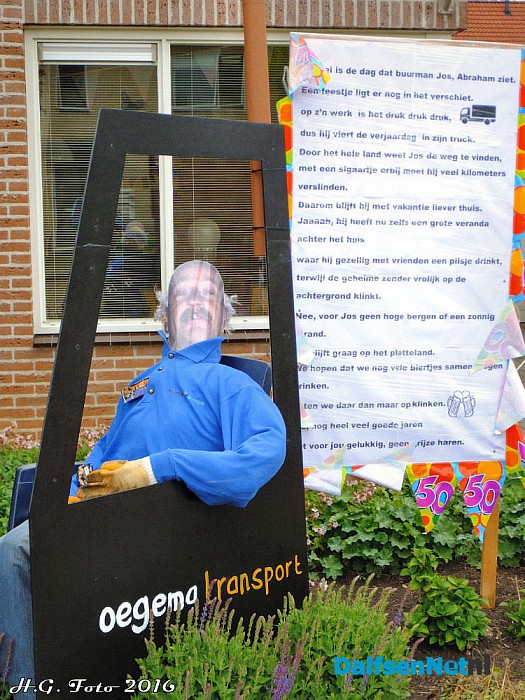 Jos Krisman 50 jaar. - Foto: H.G. Foto