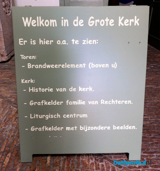 Toerist: Nieuwe beelden Grote Kerk