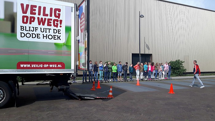 GBS De Uitleg deze week in kader van Dode Hoek - Foto: Eigen geleverde foto