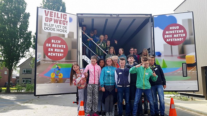 GBS De Uitleg deze week in kader van Dode Hoek - Foto: Eigen geleverde foto