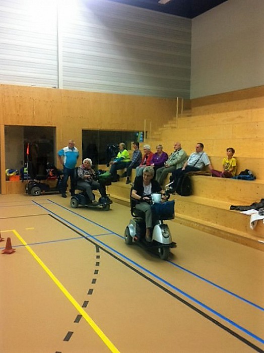 Praktijk training Scootmobiel - Foto: Eigen geleverde foto