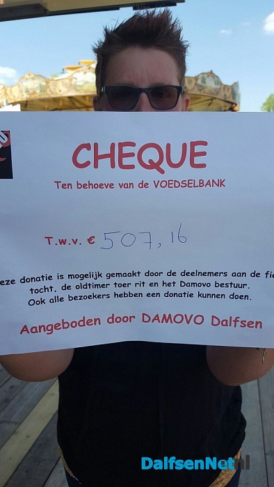 Gift Damovo aan voedselbank Dalfsen