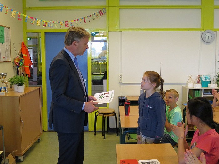 Uitreiking verkeersdiploma’s Emmen en Hoonhorst - Foto: Wim