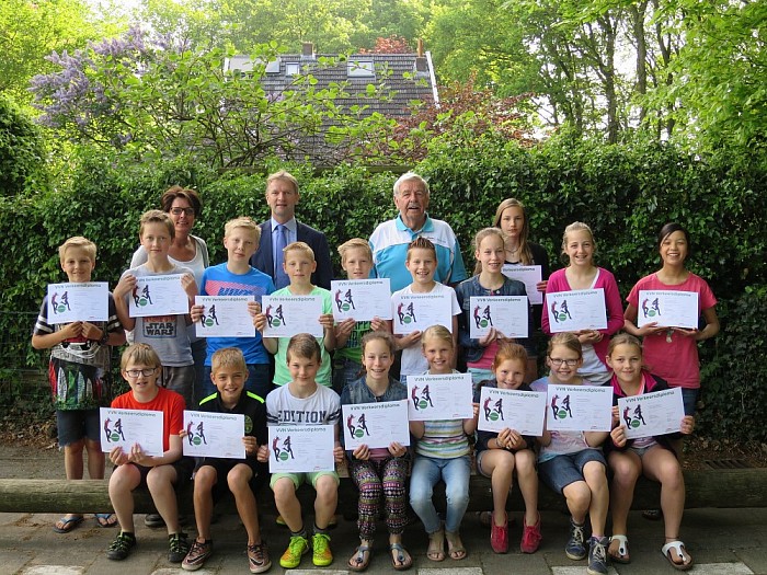 Uitreiking verkeersdiploma’s Emmen en Hoonhorst - Foto: Wim
