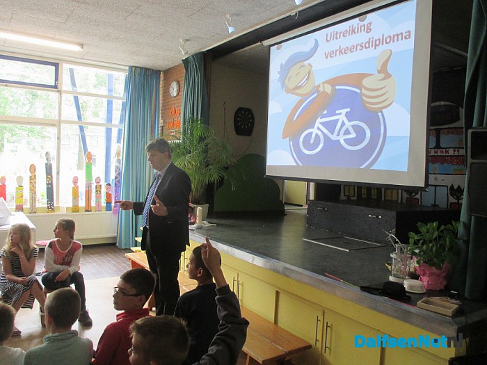 Diploma uitreiking Schoolverkeersexamen afgerond. - Foto: Eigen geleverde foto