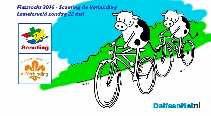 Jaarlijkse fietstocht Scouting