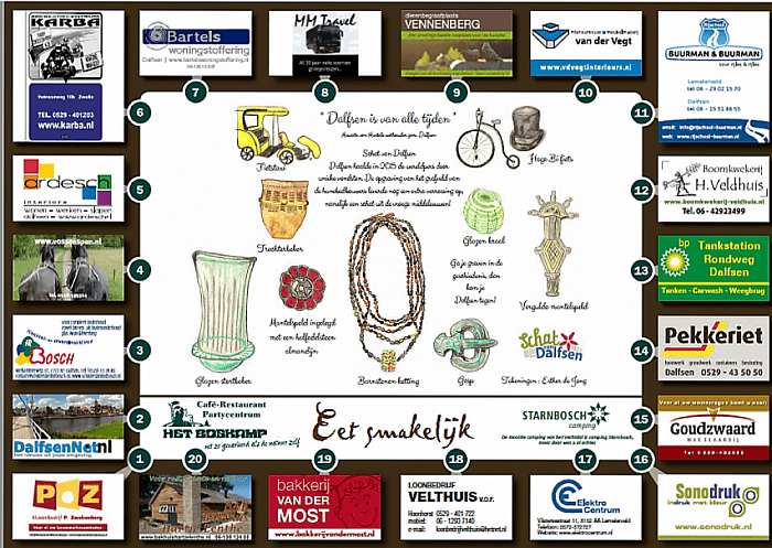 Schat van Dalfsen placemats