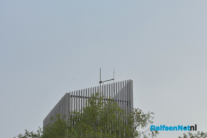 Zender van de Drommelse Jongens van uitkijktoren gehaald - Foto: Johan Bokma