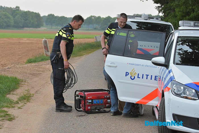 Zender van de Drommelse Jongens van uitkijktoren gehaald - Foto: Johan Bokma
